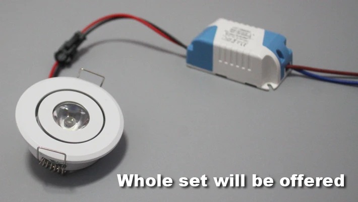 5 шт. Домашний Белый Мини Потолочный Светодиодный точечный светильник с