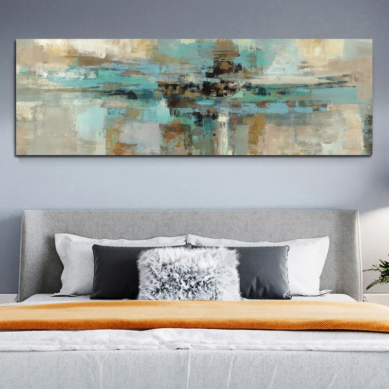 

Abstract Oil Paintings Print On Canvas Modern Green Art Canvas Posters And Prints Home Decorative Pictures Bedroom Decor Cuadros