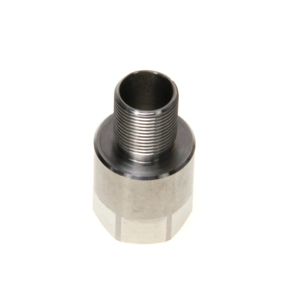 

5/8-24 Female to 1/2-28 Male Stainless Steel Thread Adapter Converter Changer SS Solvent Trap Adapter for Napa 4003 Wix 24003