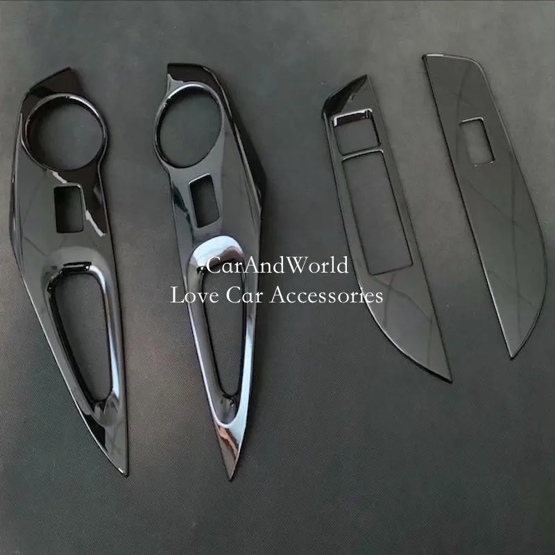 

For Toyota Corolla Sport Hatchback RHD 2019 2020 Interior Door Window Glass Switch Lift Panel Cover Trim Chrome Car Accessories