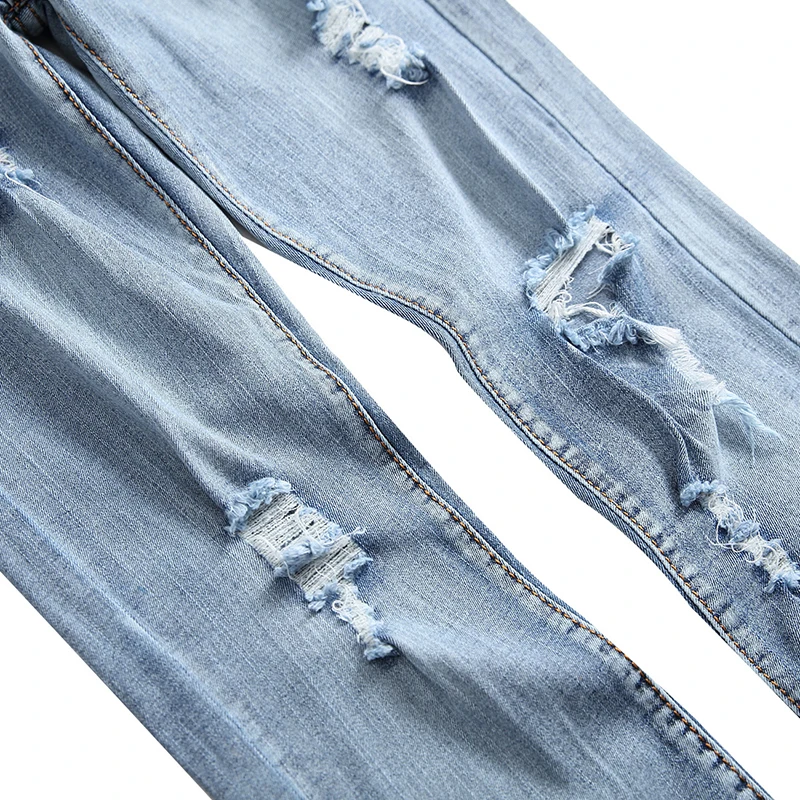 Джинсы мужские стрейчевые светильник брюки из денима облегающие четыре сезона |