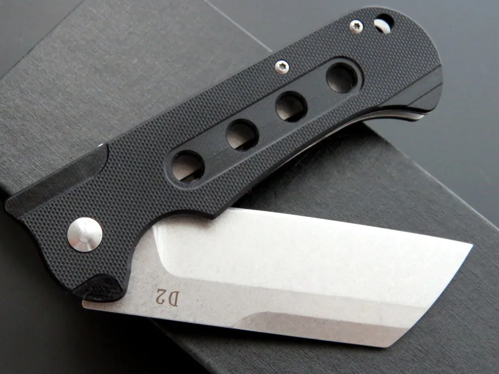 Karambit 60HRC складной нож D2 лезвие из титана G10 Ручка С флиппером тактические ножи