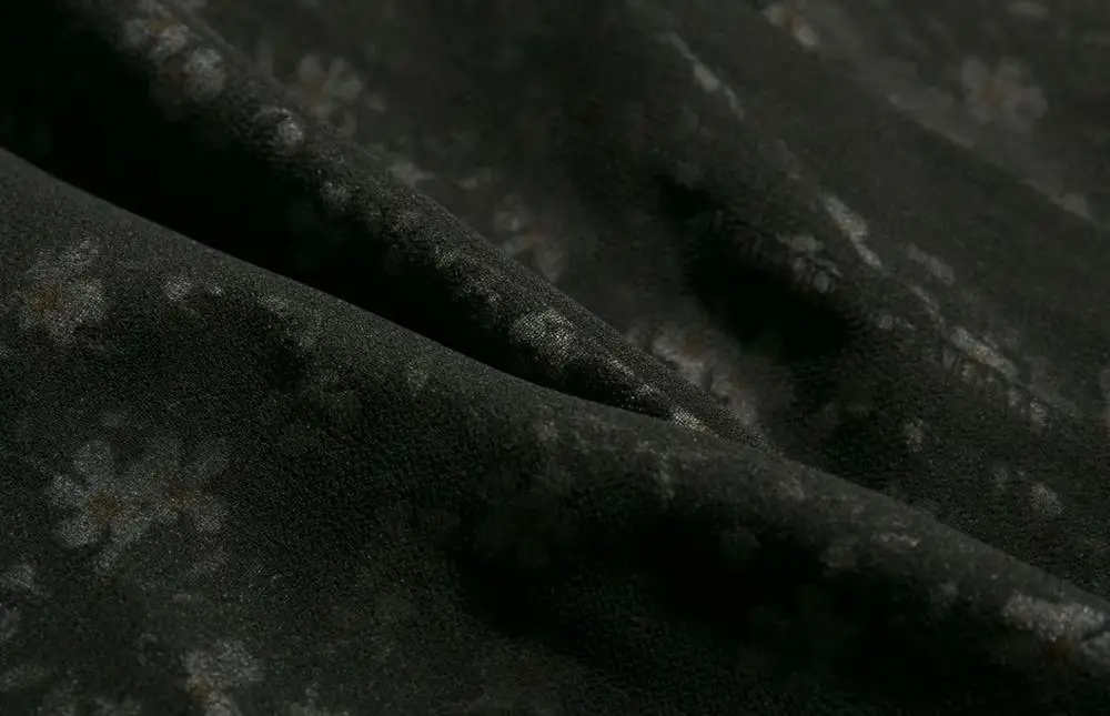 Винтажные женские платья-миди Bazaleas с Боковым Разрезом Черное женское ретро