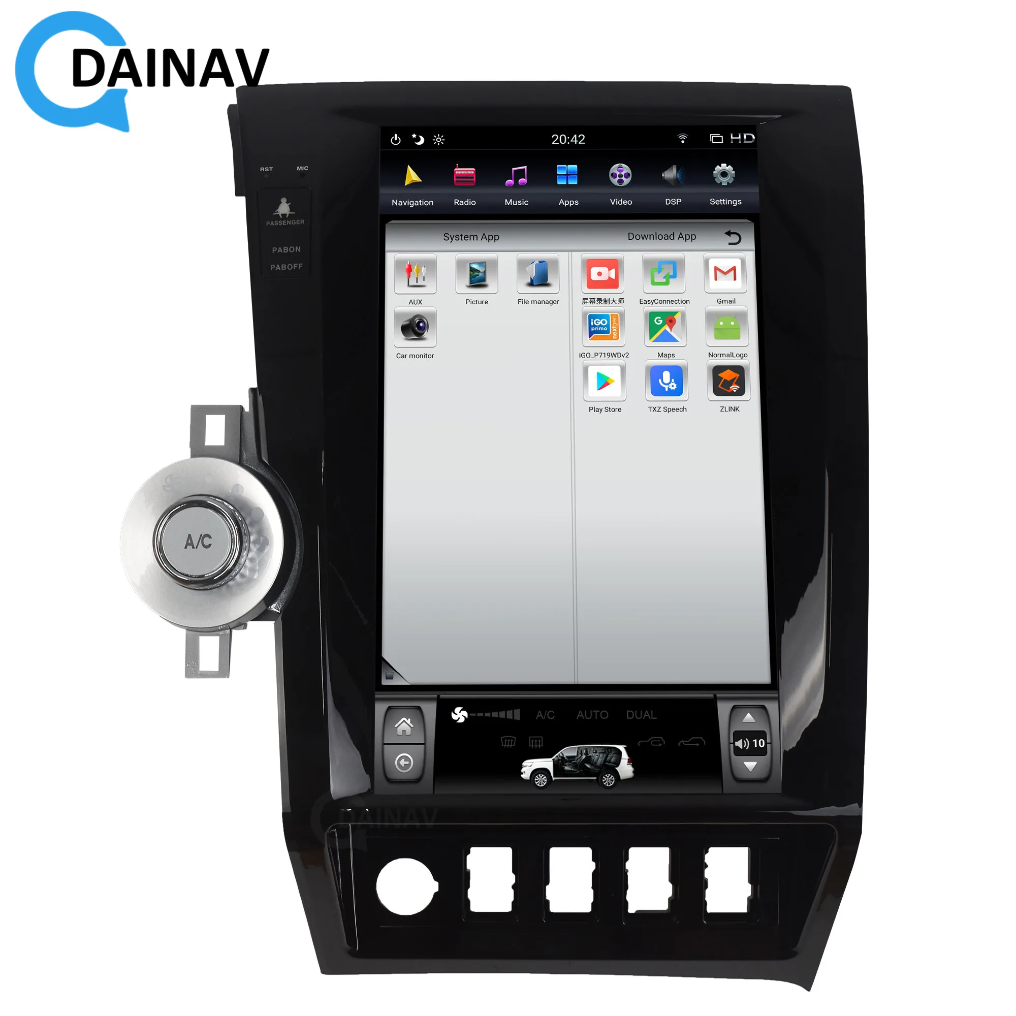 

13.6 inch 2din android car Radio multimedia player for TOYOTA Tundra Sequoia 2007-2018 car stereo autoradio 2 din Tesla screen