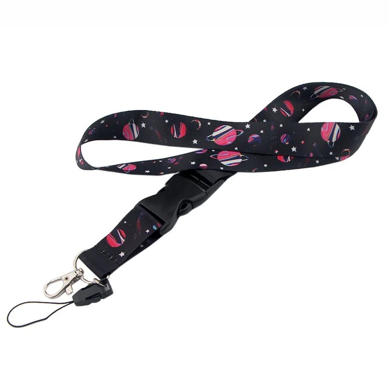 CA87 Звездная планета шейный ремешок для ключей ID карты телефон ремни USB бейдж