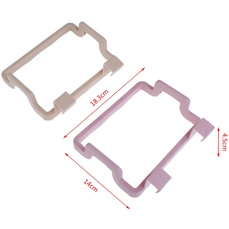 

Portable Plastic Garbage Bag Rack Hanging Trash Storage Bag Hook Scouring Pad Dry Shelf Holder Kitchen Tool