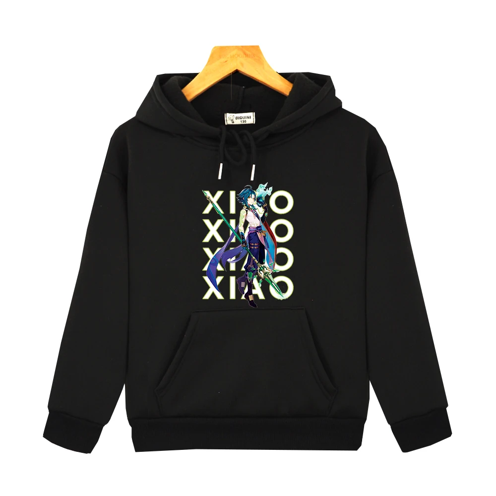 

Xiao Genshin Impact Pullover Hoodie Children Clothing Girls Hooded Sweatshirt Clothes Child Boy Kids Unisex Fashion Harajuku Top