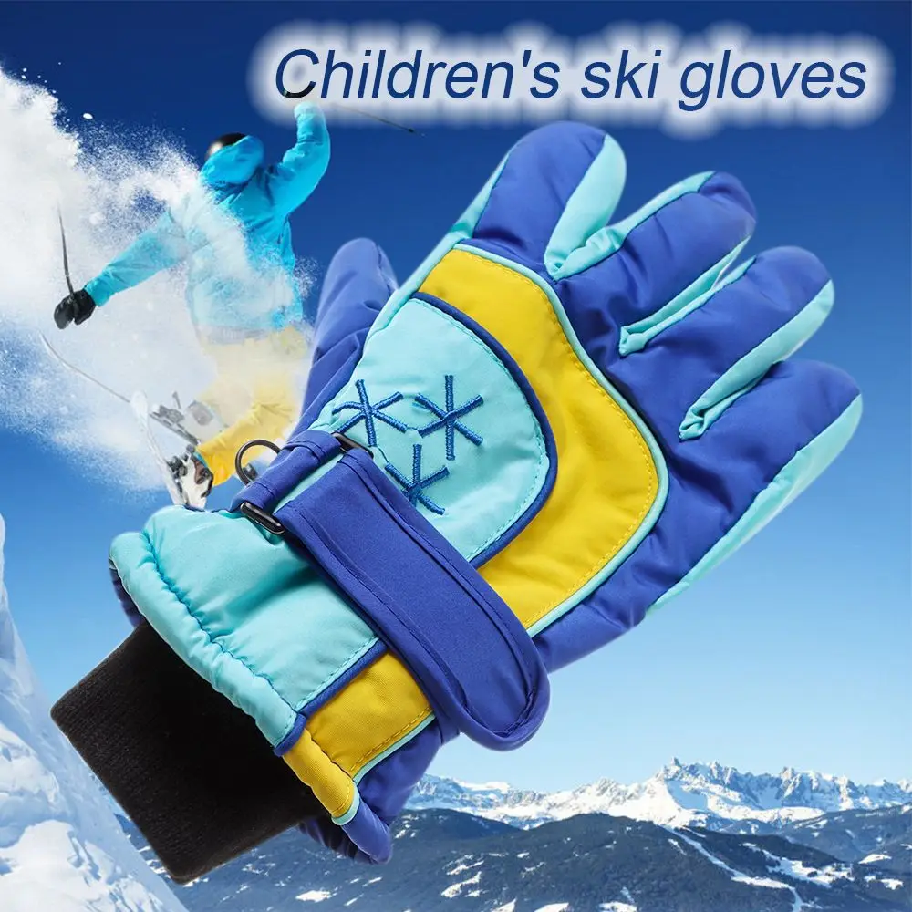 

1 пара, ветрозащитные водонепроницаемые перчатки для катания на лыжах