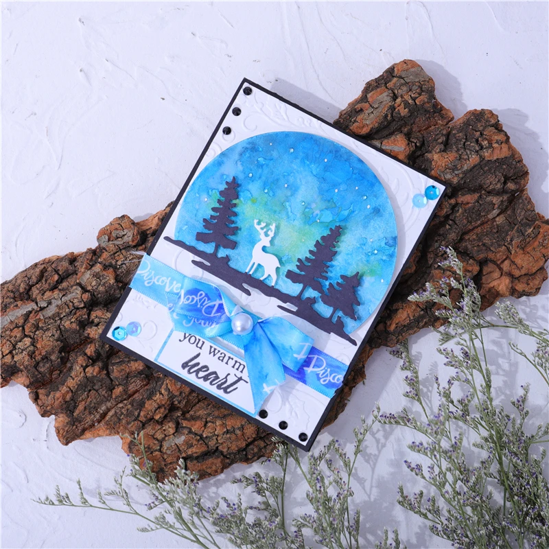Металлические Вырубные штампы DiyArts с надписью &quotMerry Christmas" фотоальбом