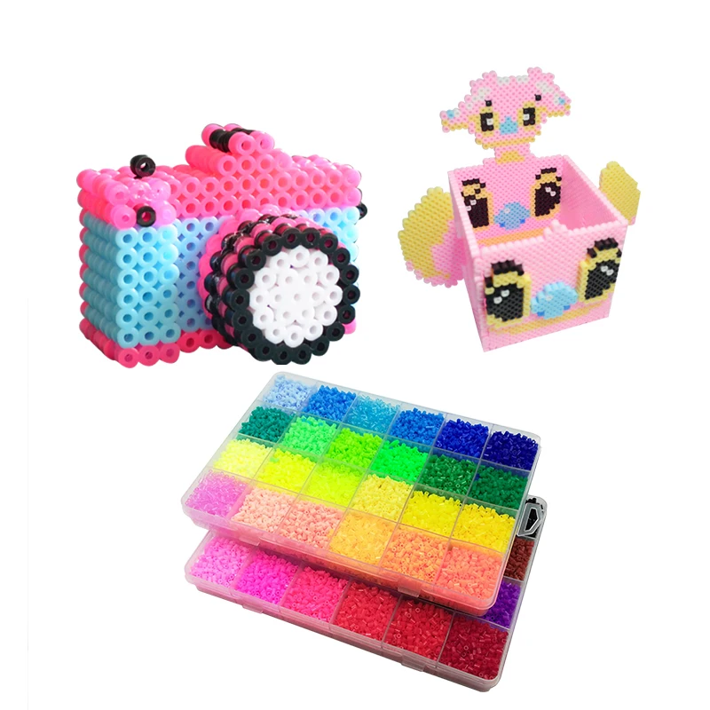 5 мм/2 6 мм Хама бусины 72 цвета Perler игрушка комплект 3D предохранитель коробка