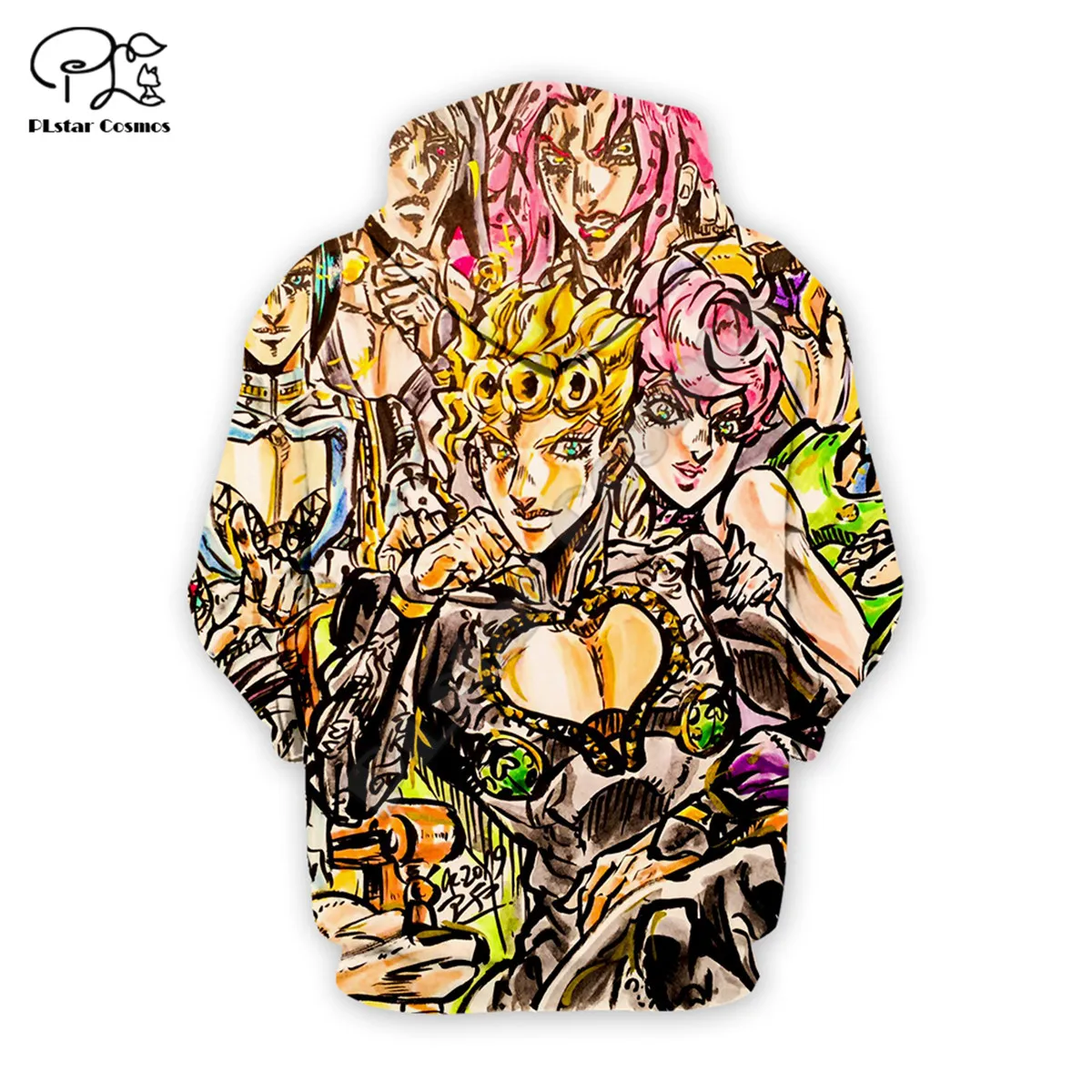 

JoJo's Bizarre Adventure hoodies 3D printed Sweatshirt Hoodie Harajuku Autumn Streetwear women foe men Casual Tracksuit style-4