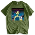 Брендовая мужская футболка Летняя Хлопчатобумажная футболка Франкенштейна девушки футболка msi mindless self indulgence Джейми Хьюлетт Франкенштейна для девочек