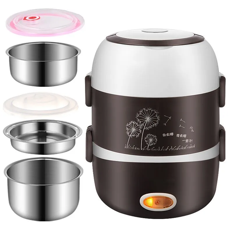 Портативная электрическая мини рисоварка 220 В нагревательная коробка