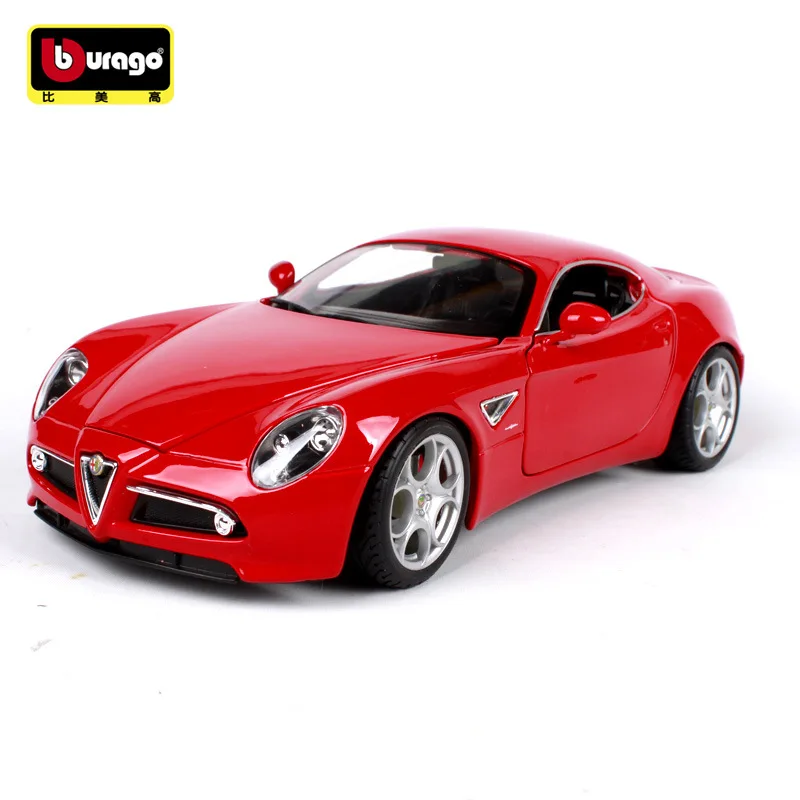 Bburago 1:18 Альфа 8C Competizione автомобильный брелок для автомобильных ключей