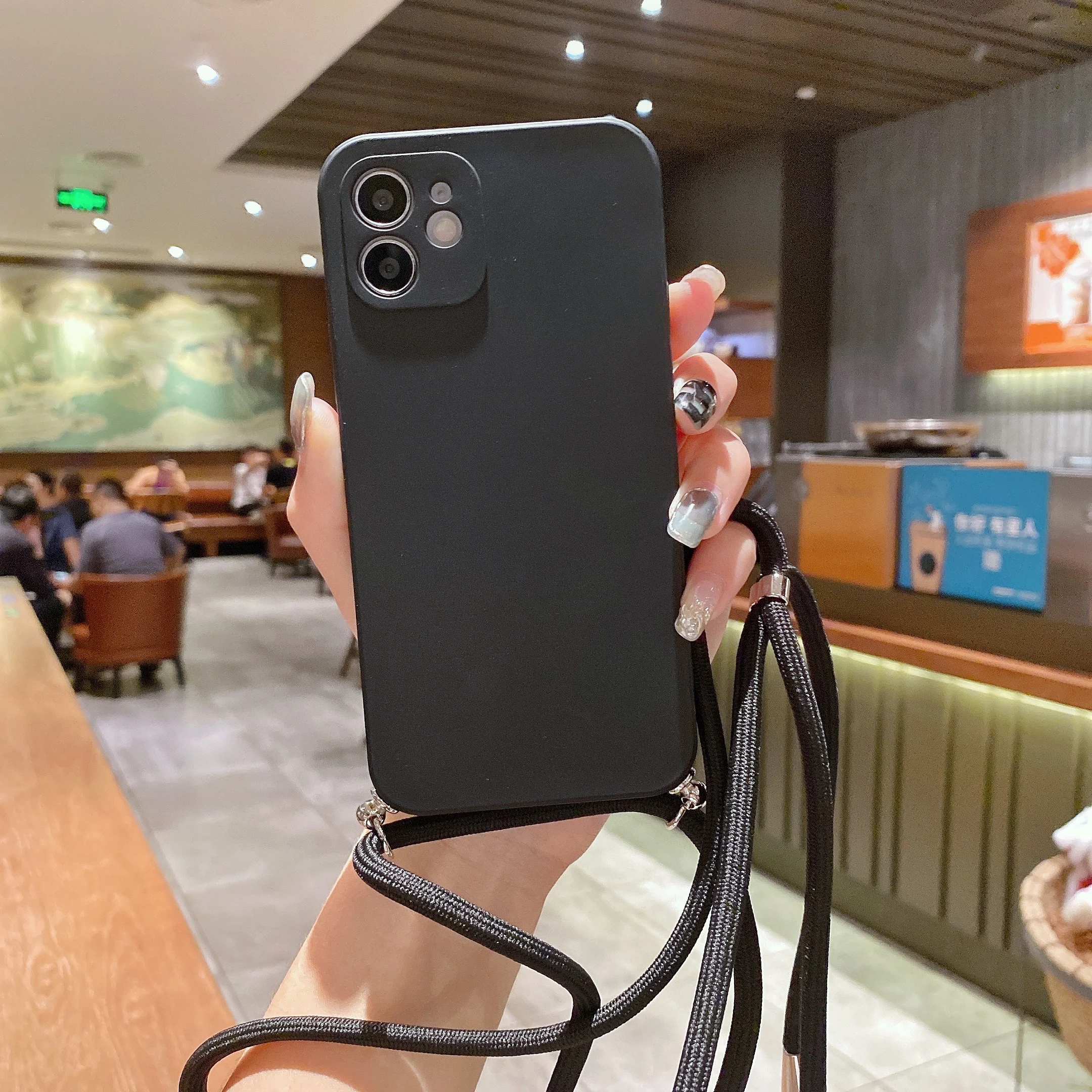 necklace lanyard phone case for samsung galaxy note 20 10 s21 plus s20 ultra s10 s9 plus a52 a72 a51 a71 strap cord chain cover free global shipping