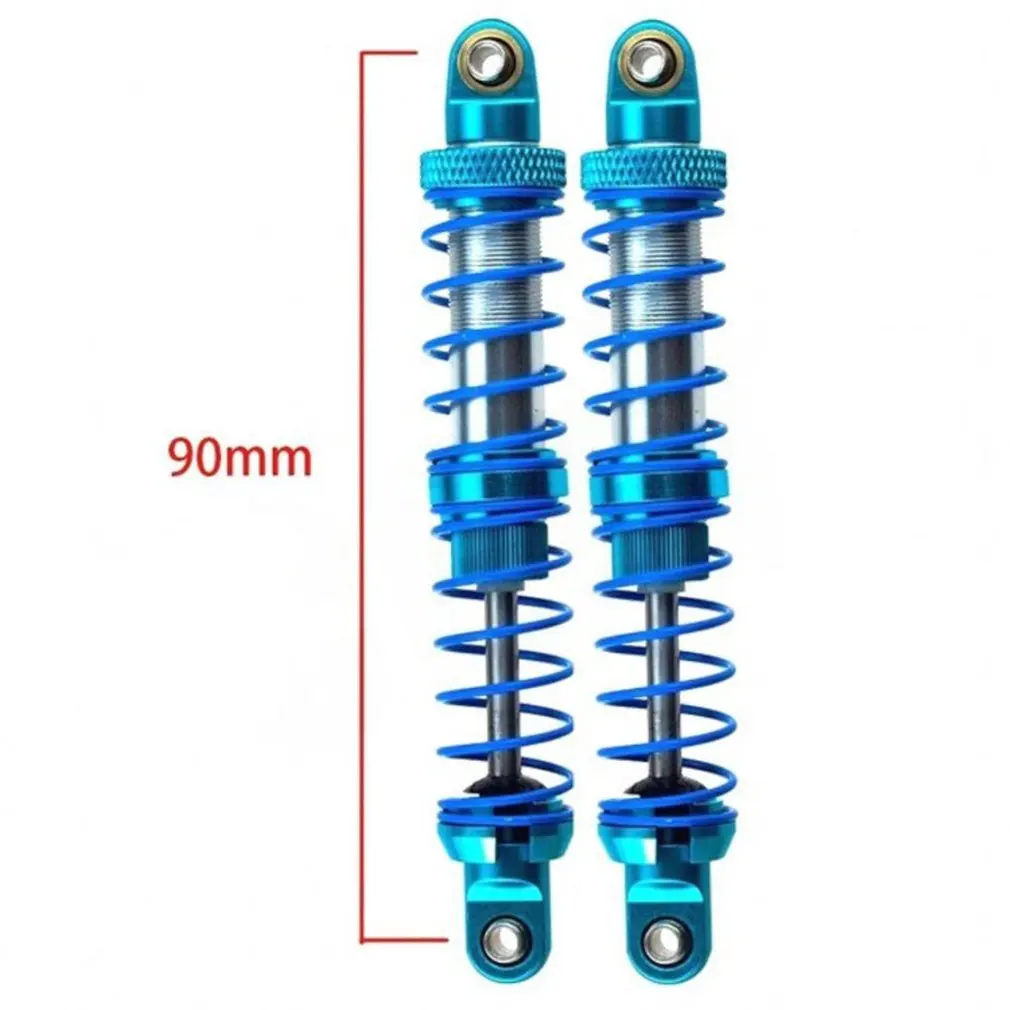 

4pcs RC Climbing Car Double Section Metal Shock Absorber Double Spring Oil Damper for SCX10 for 90046 for D90 for TRX4