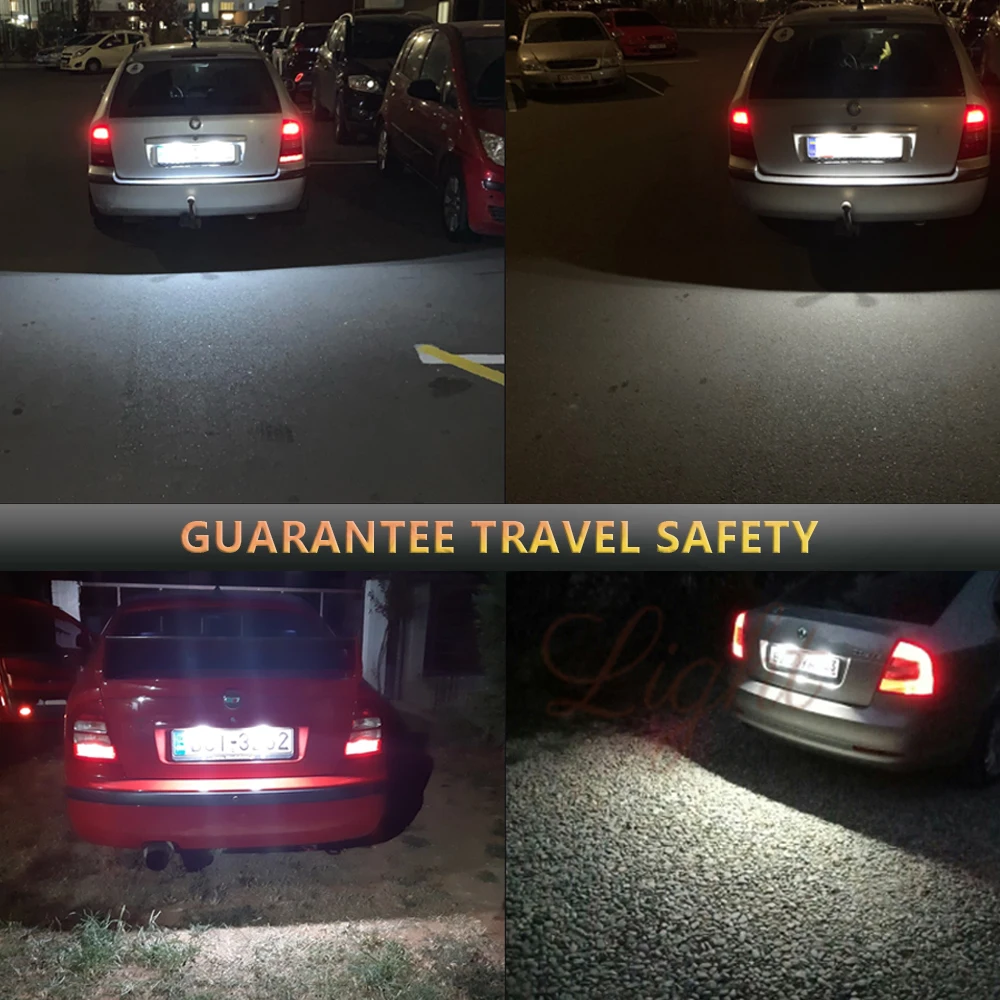 2 шт. светодиодный лампы для номерного знака автомобиля VW Golf mk3 Gol 3 Vento A3 Jetta Skoda Octavia
