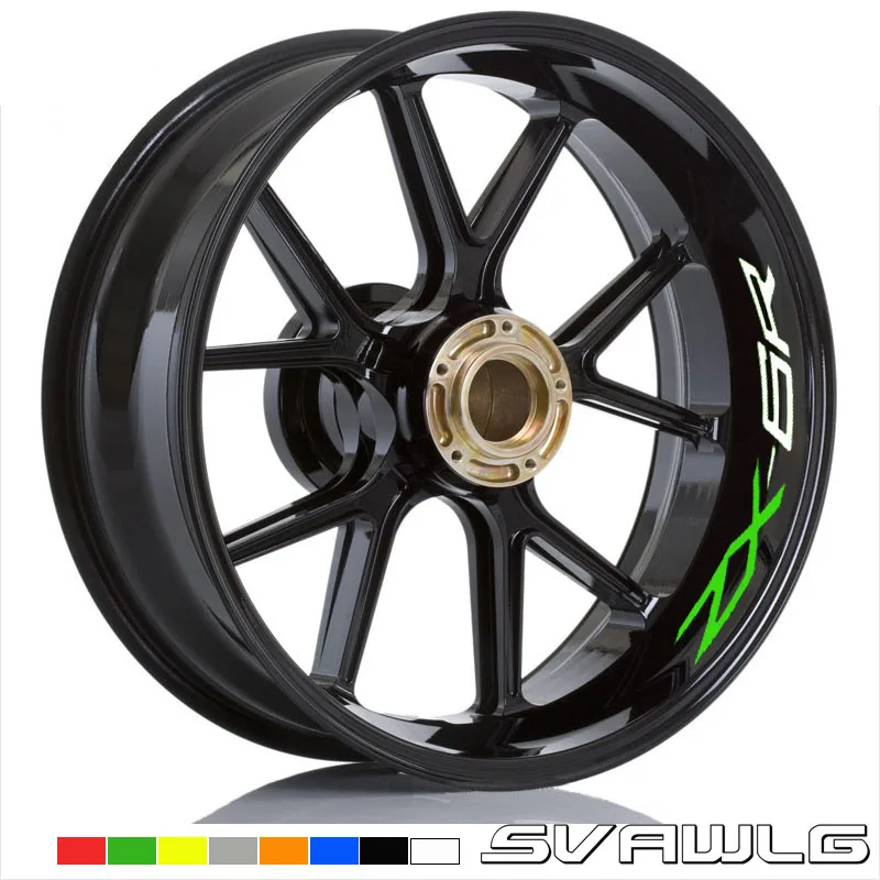 

Motorcycle Decals Wheel Reflective Stickers Stripes For KAWASAKI ZX-6 ZX-6R ZX6 ZX6R WITH ZX-6R ZX-6
