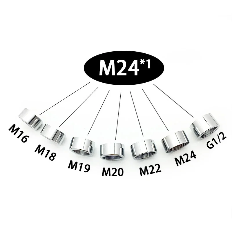 Переходник для крана с внутренней резьбой Латунный переходник труб M24 M16 M18 M26