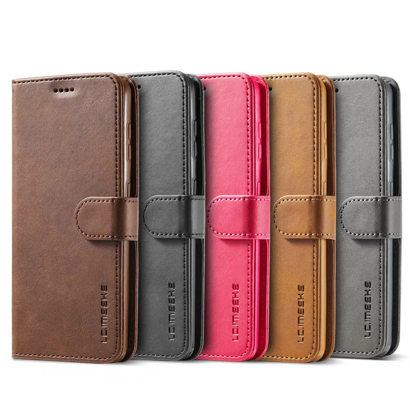

Leather Flip Case For Samsung galaxy S21 Plus Cover Book Style Magnetic Wallet flip Stand Case for Galaxy S21 Shockproof