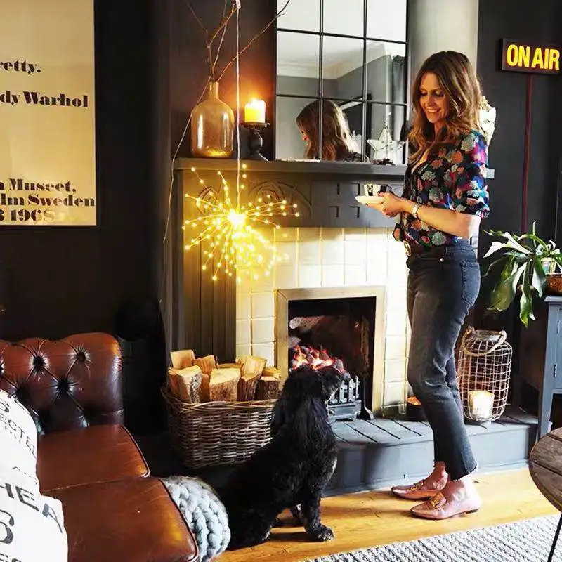 Гирлянда Рождественские огни Открытый водонепроницаемый фейерверк Фонарик