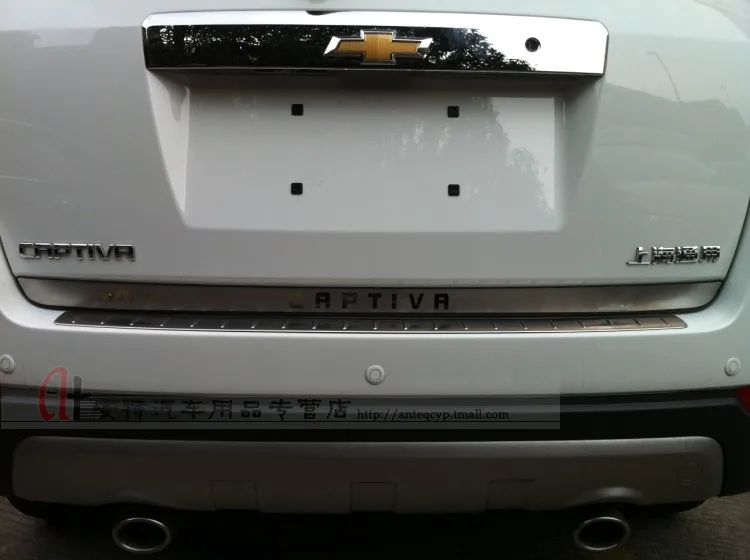 Для 2007- Chevrolet CAPTIVA Высококачественная хромированная Задняя Крышка багажника из нержавеющей стали отделка автомобиля Стайлинг