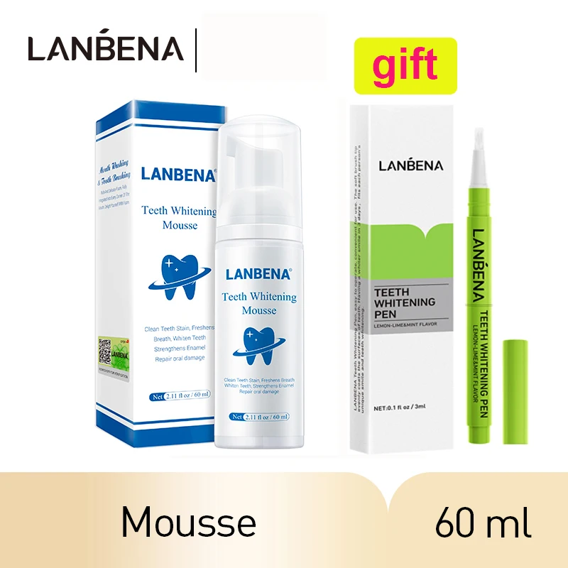 

Зубная паста LANBENA для отбеливания зубов, ручка для удаления пятен, зубного налета, уборки зубов, гигиена полости рта, яркий инструмент