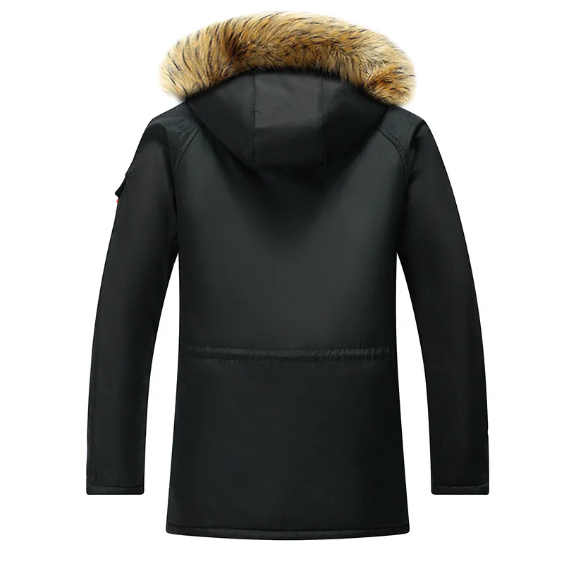Куртка мужская зимняя с хлопковой подкладкой, теплая ветровка с капюшоном, Повседневная модная верхняя одежда от AliExpress RU&CIS NEW