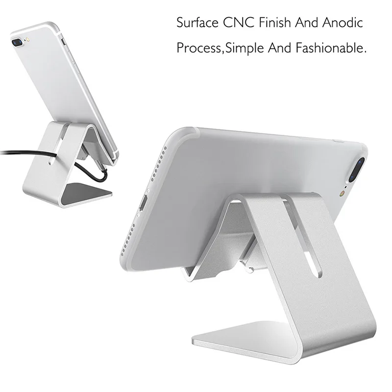 

Aluminum Table Desk Mount Stand Holder For IPhone 7 6 X Tablet PC Mobile Phone Tablet Holder Phone Desk Mounts Accessories