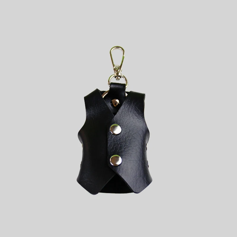 

New Vest Key Case Multi-colored Waist Hanging Gifts Leather Creative Car Key Case Decorations Vest Key Holder Storage Key Case