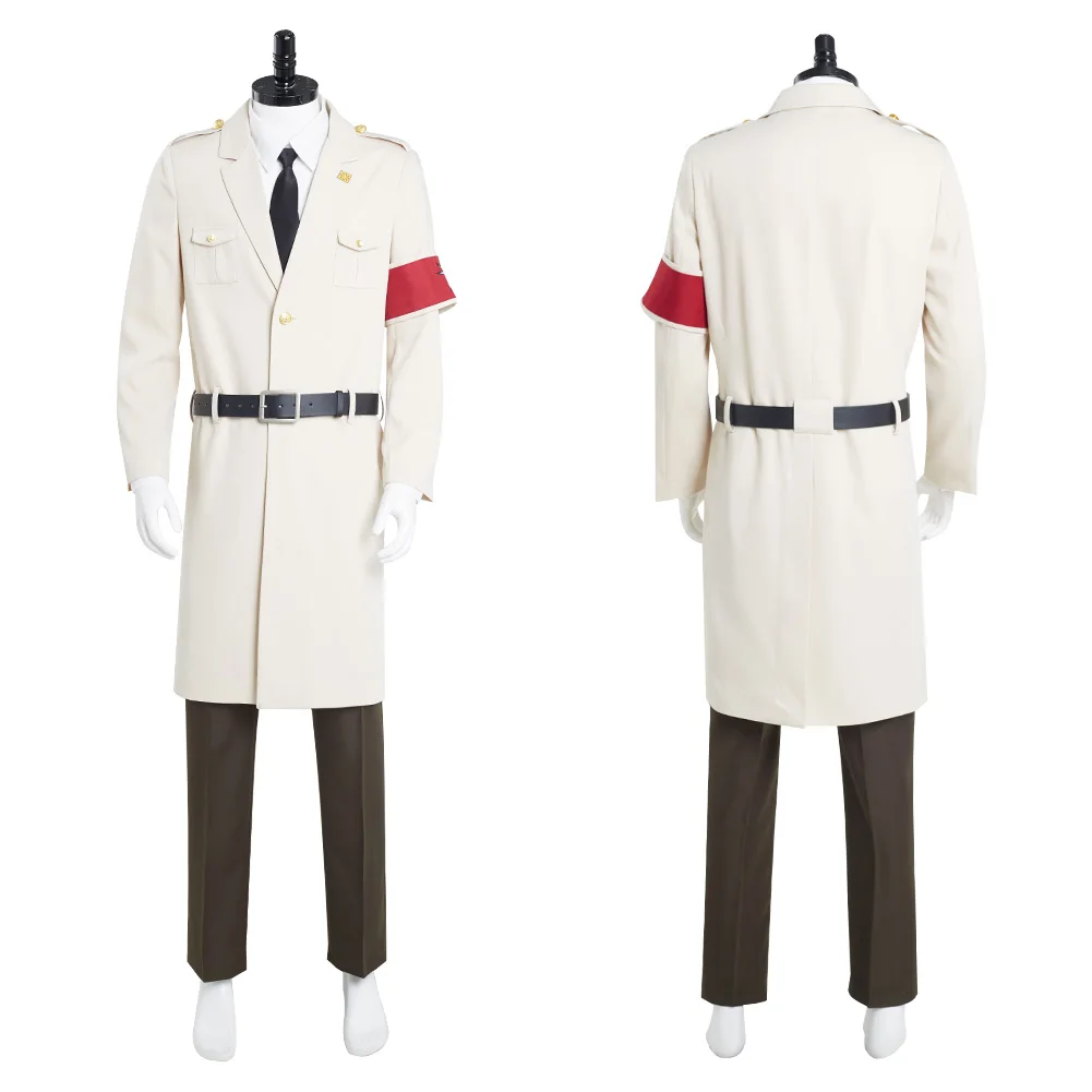 

Attack on Titan Final Season Reiner Braun Malay Officers Uniform Cosplay Costume Coat Outfits Halloween Carnival Suit