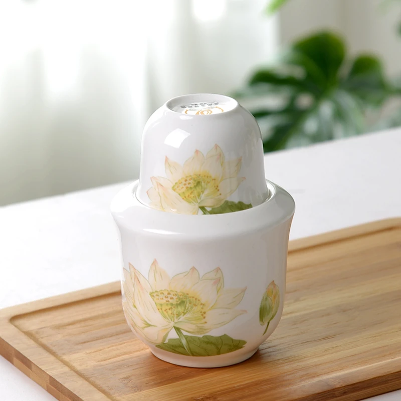 

Bone China Wine Utensils Household Wine Pot Warming Hip Flask Classic Retro Handmade Botella Licor Kitchen Supplies EB5JH