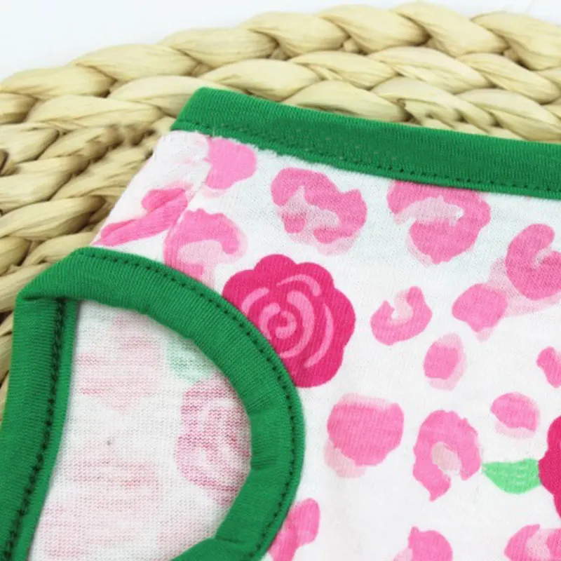 

Cute Dog Dress Dog Clothes For Dogs Fashion Rose Butterfly Print Cute Sleeveless Princess Dress Puppy Pet Cat Cotton Costume