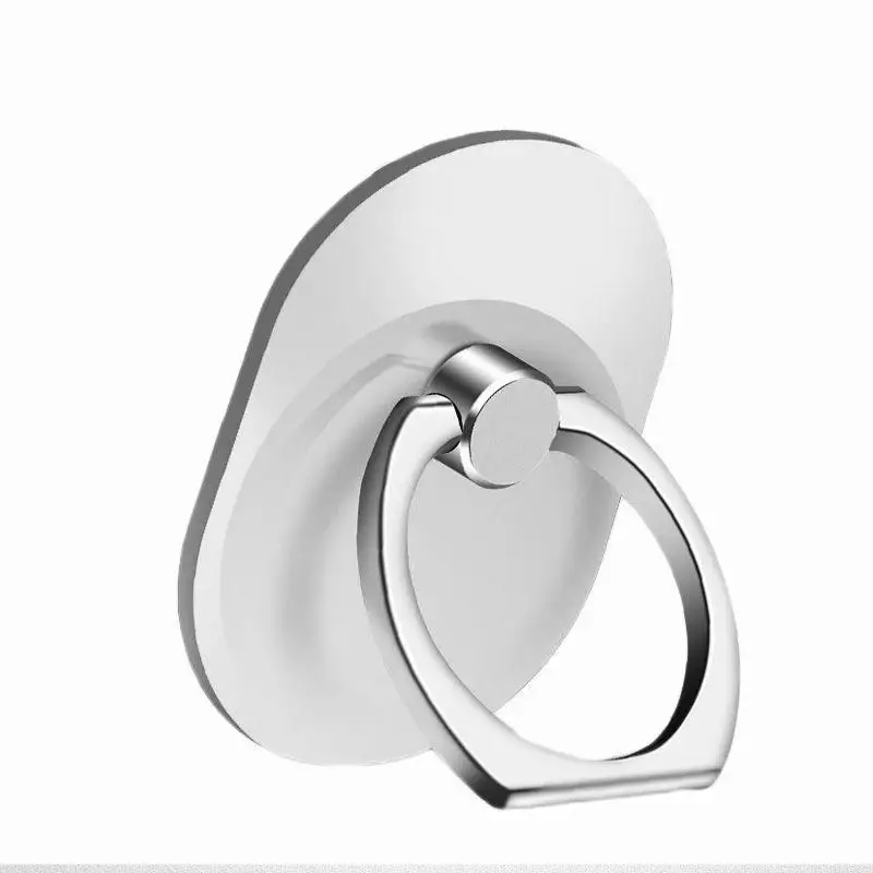 Silver 3 Держатель для мобильного телефона с кольцом на палец, подставка для iPhone X, аксессуары для поддержки, 360 градусов, автомобильный держатель для смартфона, подставка для Xiaomi - Цвет: Silver 3