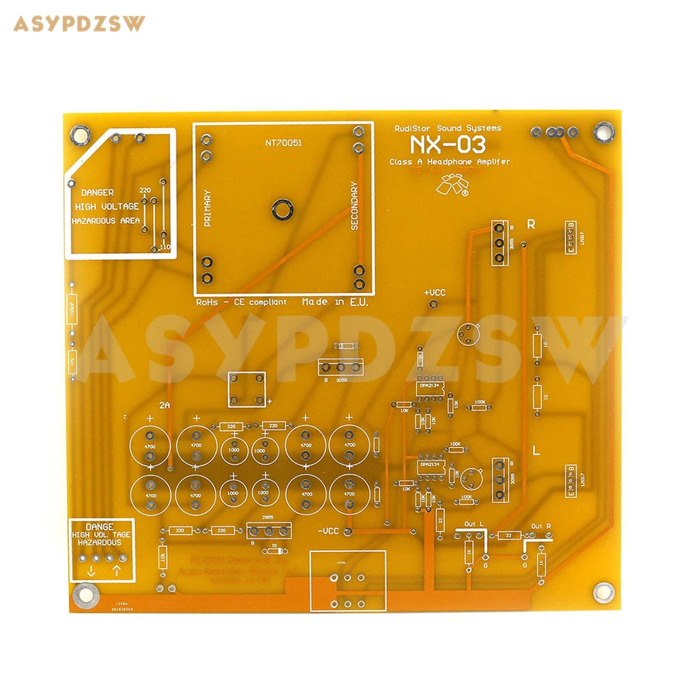 Усилитель для наушников NX03 основа RudiStor NX 03 PCB/DIY Kit/готовая плата|headphone amplifier|headphone