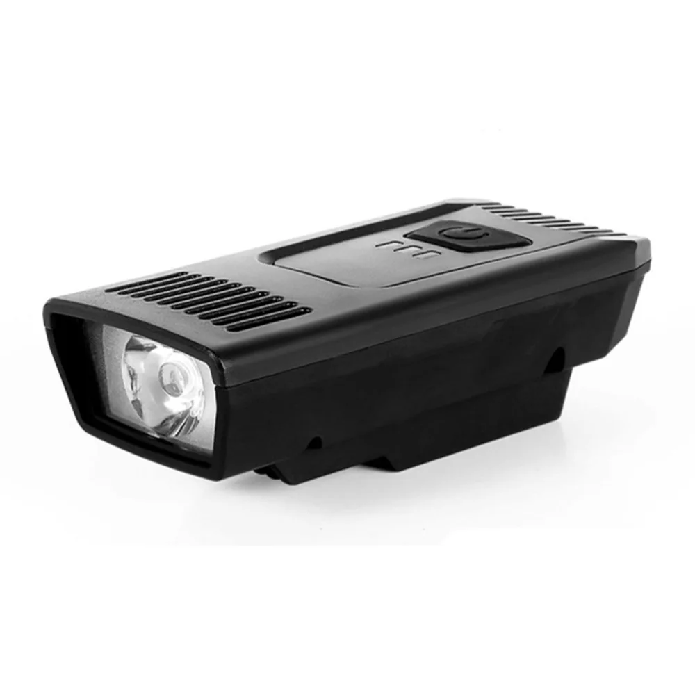 

1Pc Universal Bike Lights USB Rechargeable Light Front Light Super Bright Waterproof Headlight for Bike (Black)