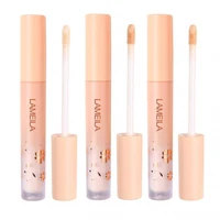 3 colors liquid concealer high covering moisturizing oil control foundation invisible pores dark circles freckle face makeup