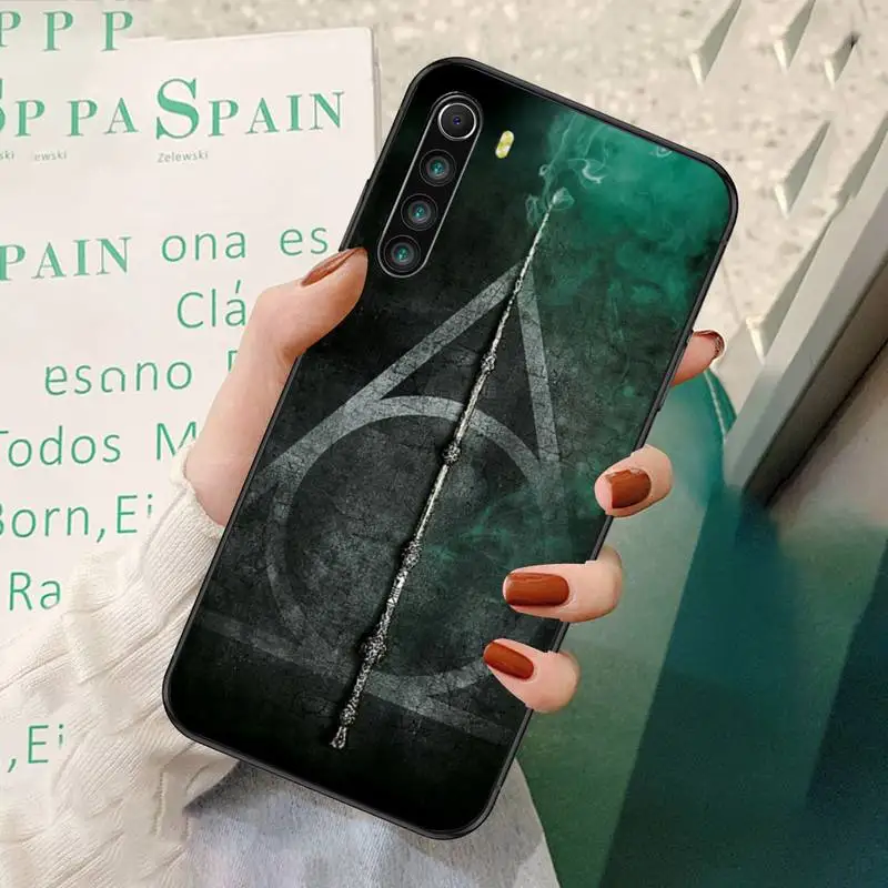 

LJHYDFCNB Harries Potter Deer Black Phone Case For Redmi 7 8 9 A K20 30 Pro Note 8 9 Pro 9s