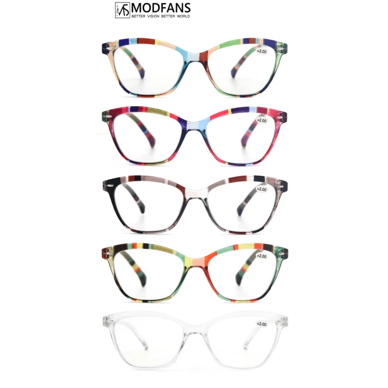 

2021 Original Brand Readers Glass Eyeglasses Cat Eye Reading Glasses Womens Eyeglasses Female Presbyopic Cateye Fashion Luxury