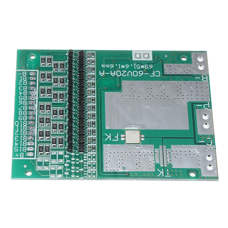 New arrival 13S 35A 48V 18650 Li Ion Battery Pack BMS PCB Balance Circuit Protection Board for E-Bike Electric Scooter | Электроника