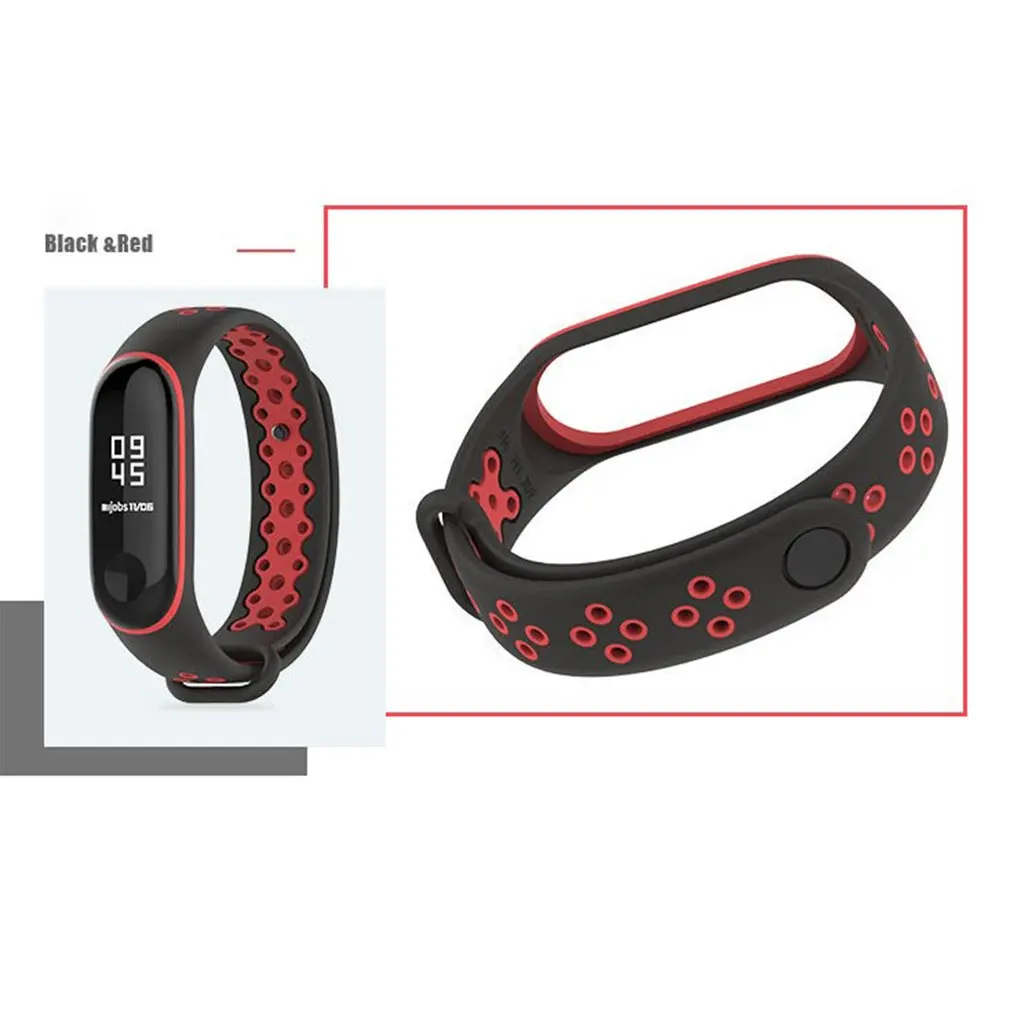 Для Mi Band 4 браслет спортивные силиконовые часы ремешок аксессуары band 3 умный