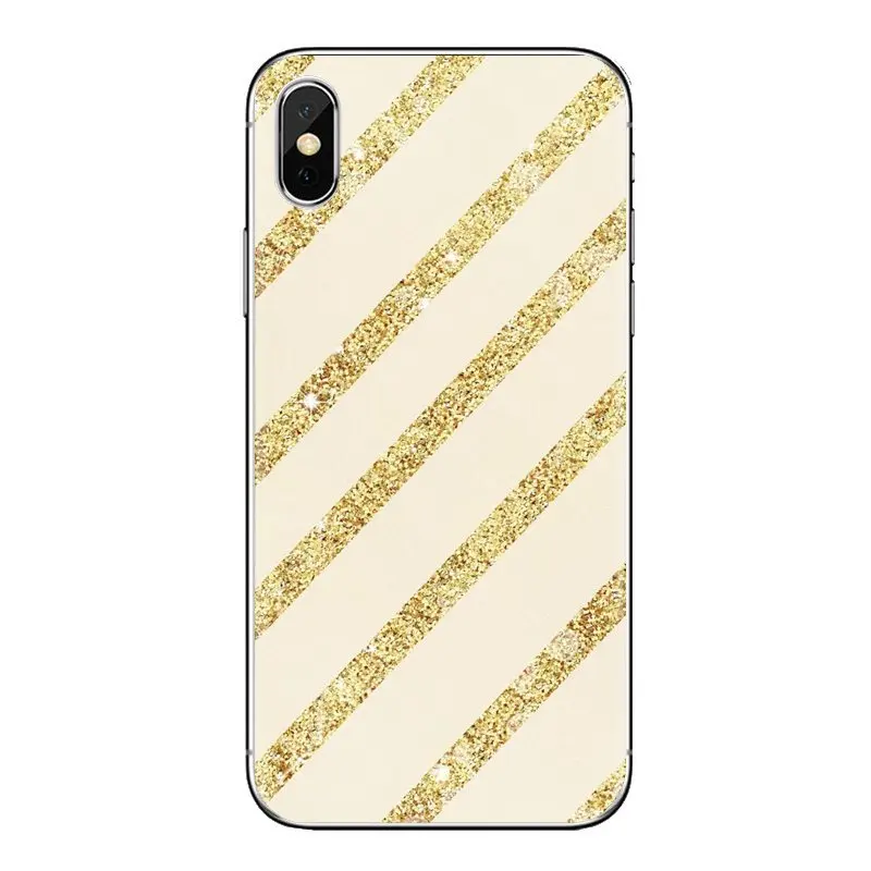Rose gold glitter sparkles Pastel TPU Case For Samsung Galaxy S2 S3 S4 S5 MINI S6 S7 edge S8 S9 Plus Note 2 3 4 5 8 Coque Fundas |