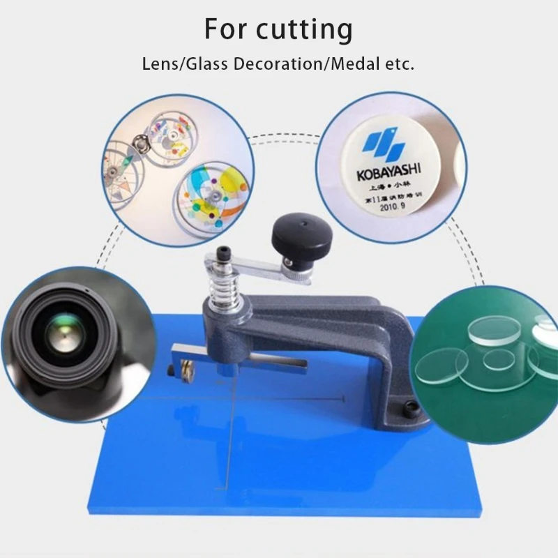 

DIY Circle Glass Cutter Small 10-100mm Lens Cutters Glass Circulator Table Household Round Steel Glass Cutting Machine