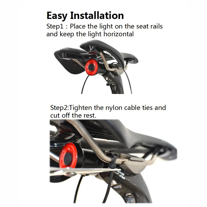 

Bicycle Flashlight xlite100 Bike Rear Light Auto Start/Stop Brake Sensing IPX6 Waterproof LED Charging Cycling Taillight