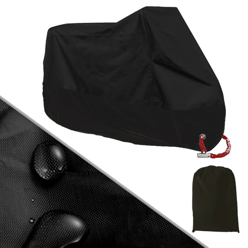 

Housse de protection imperméable pour moto d'extérieur, anti-poussière, anti-pluie, taille L/XL/2XL