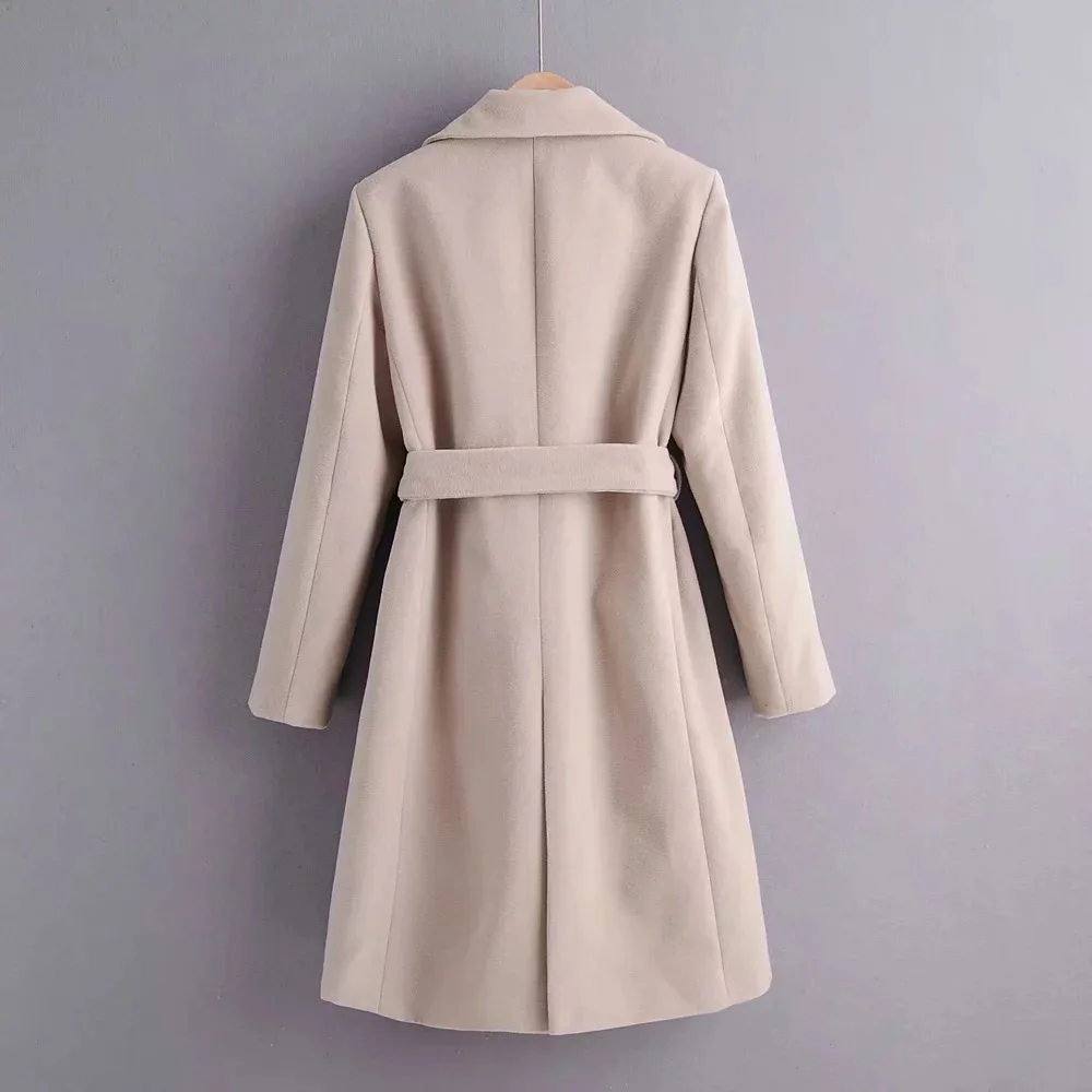 

2019 Autumn New Women Casual Trench Coat Women Oversize Vintage Outwear Loose Clothing Winter Long Coat
