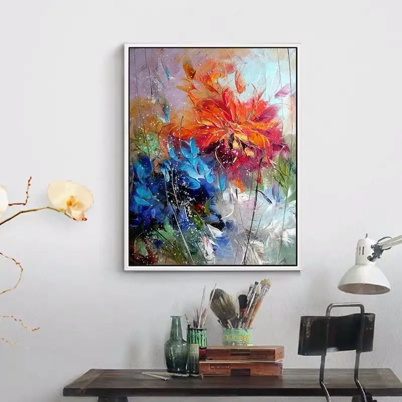 Goedkoop Bloem Muur Canvas Schilderijen Muur Pictures Abstract Figuur Schilderijen Kunst Poster Thuis Decoratie Voor Woonkamer Portret Art