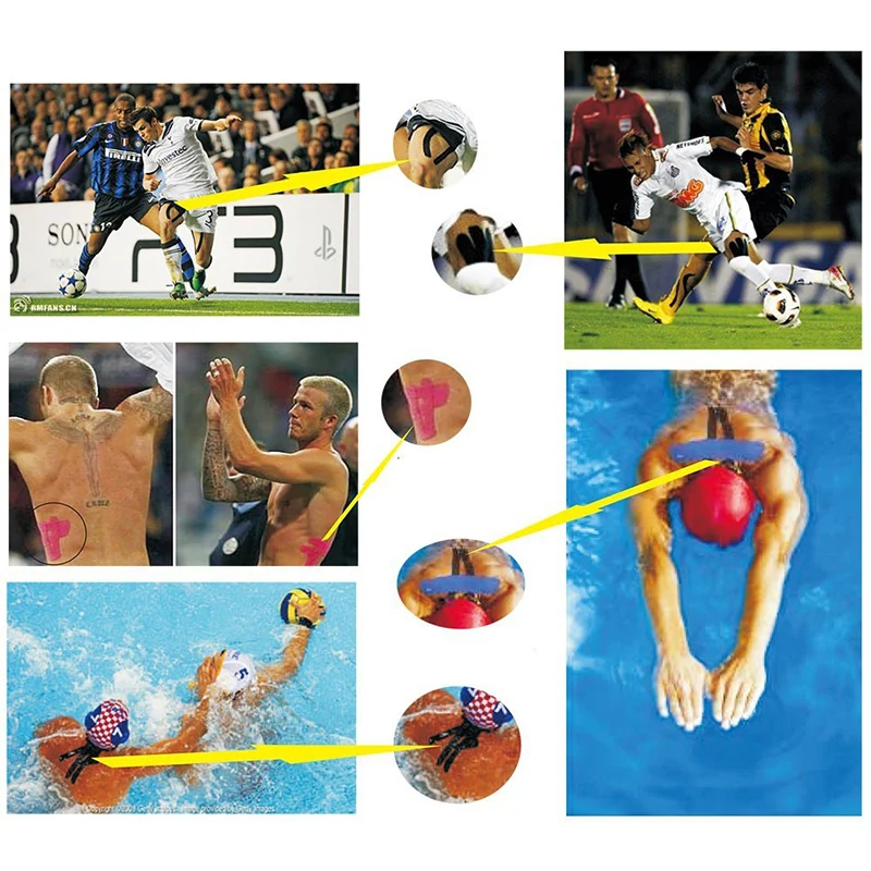 

10Rolls Kinesiologe Tex Tape Athletic Tapes Kinesiology Sport Taping Strapping Good Quality Football Exercise Muscle Kinesiotape