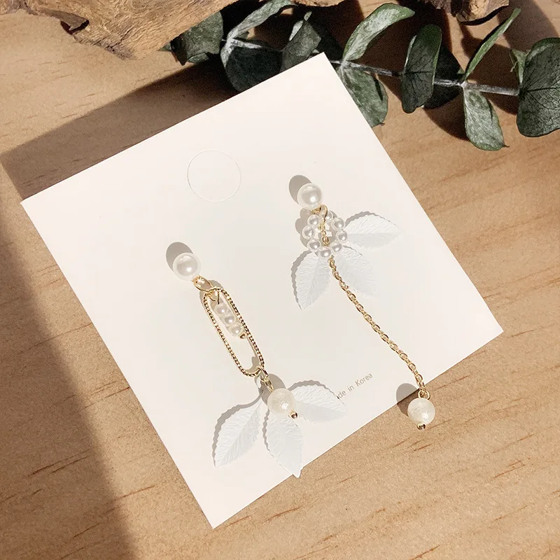 Aretes de mujer, современный стиль, дизайн, большие красные лепестки роз, серьги с кисточками, тренд, темперамент, летние корейские серьги для женщин