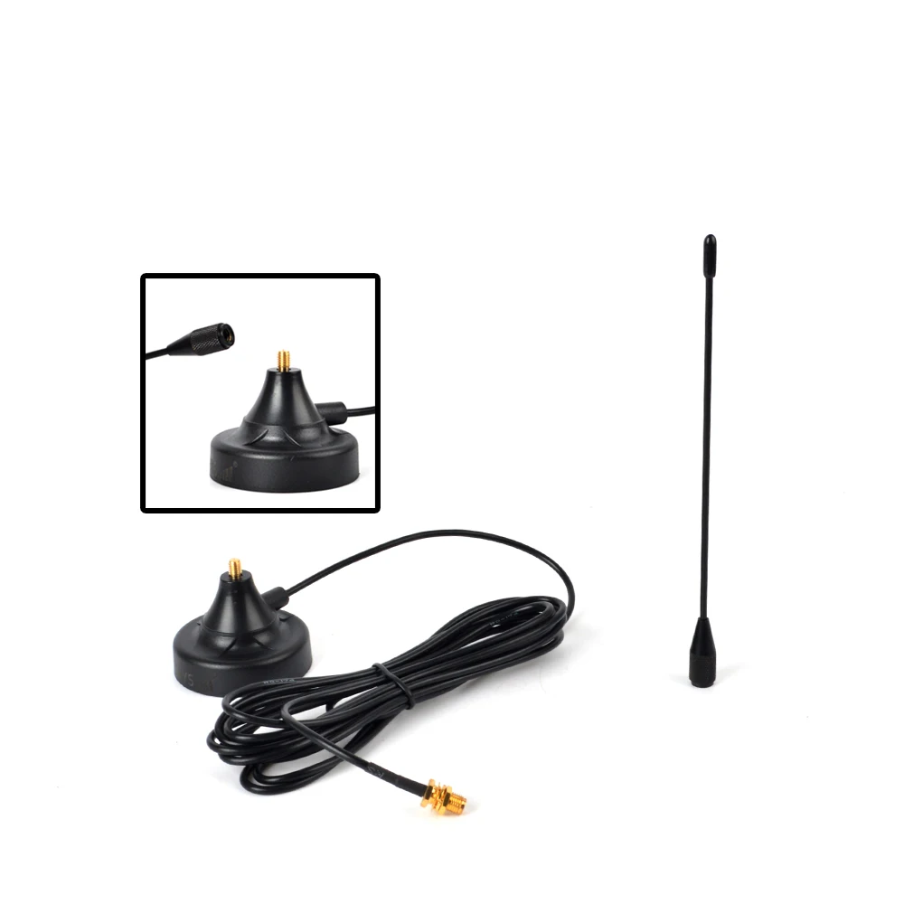 

HYS UHF 400-470MHz Magnetic Base SMA Female Antenna for Baofeng UV-5R UV5RE UV5RA Kenwood TK-360 TK-370 TK-3202 TK3207